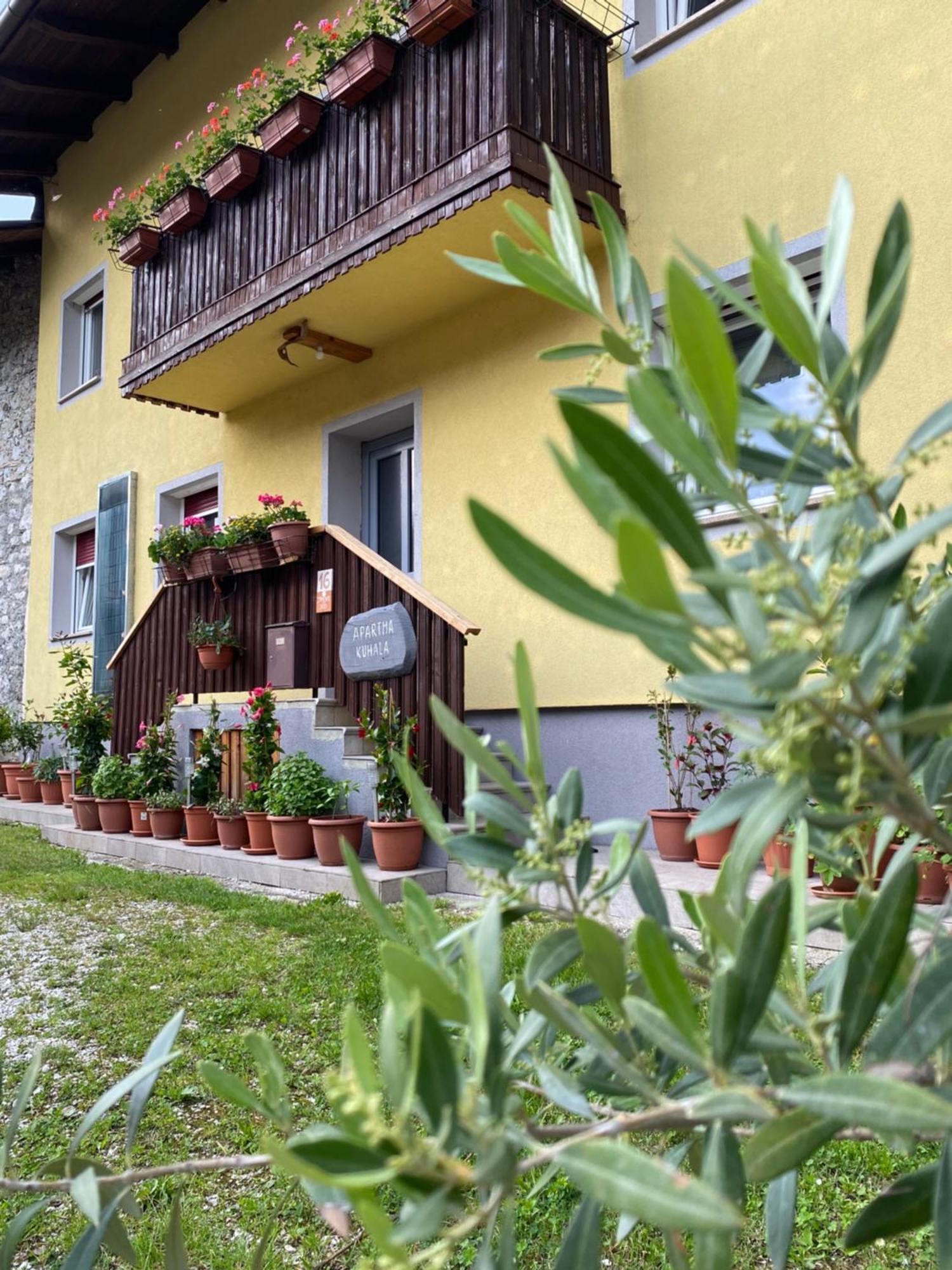 Trnovo Ob Soci Kuhala Appartement Kobarid Buitenkant foto